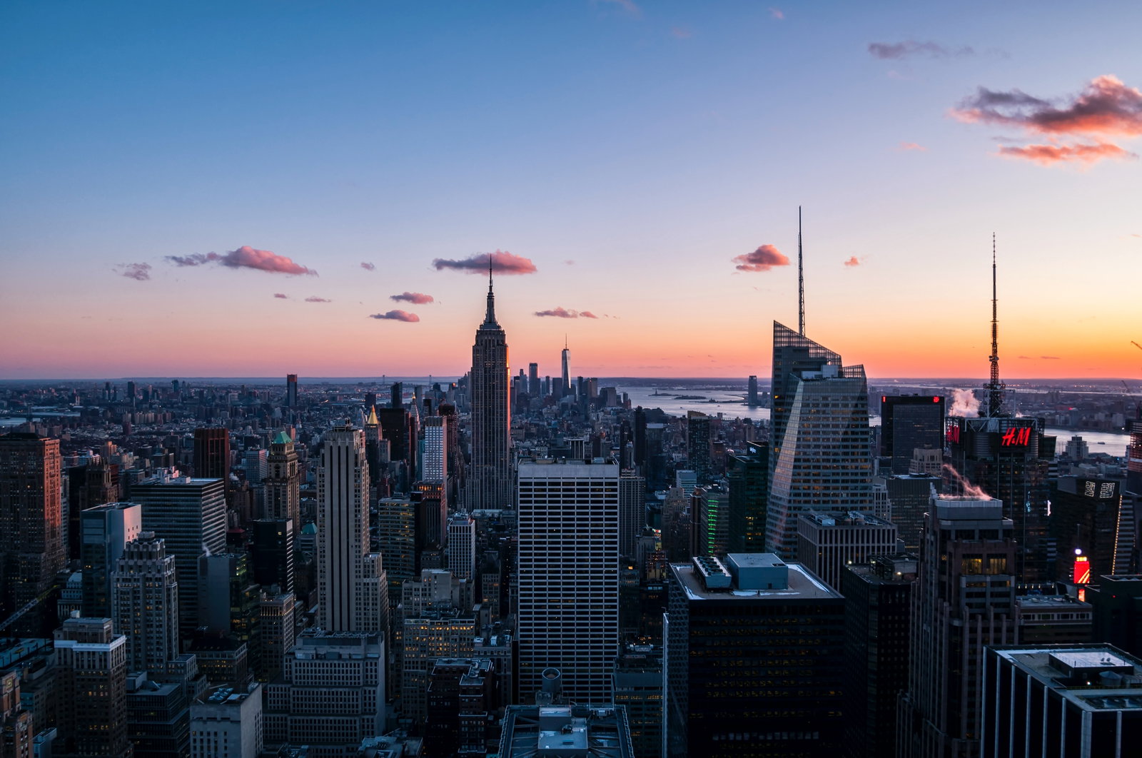 New York Skyline in USA