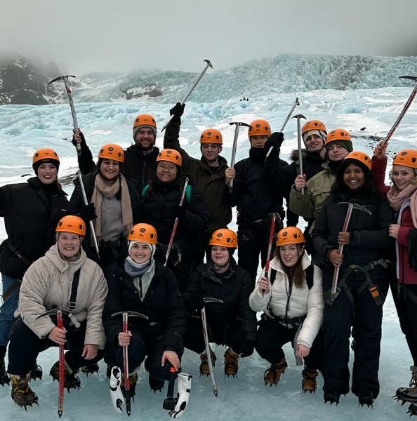 Travellers on the Incredible Iceland group trip