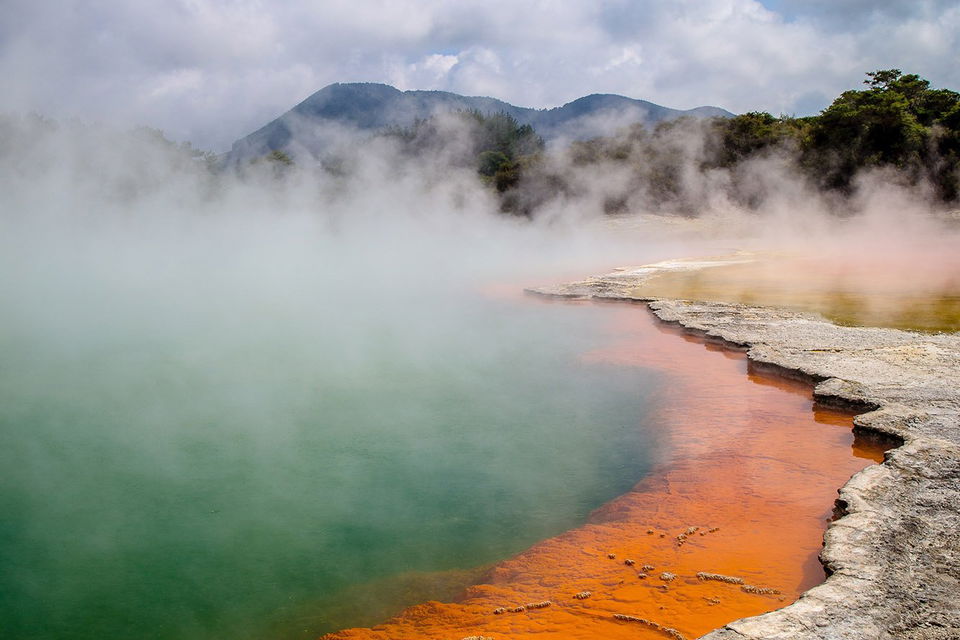 Rotorua geothermal landscape