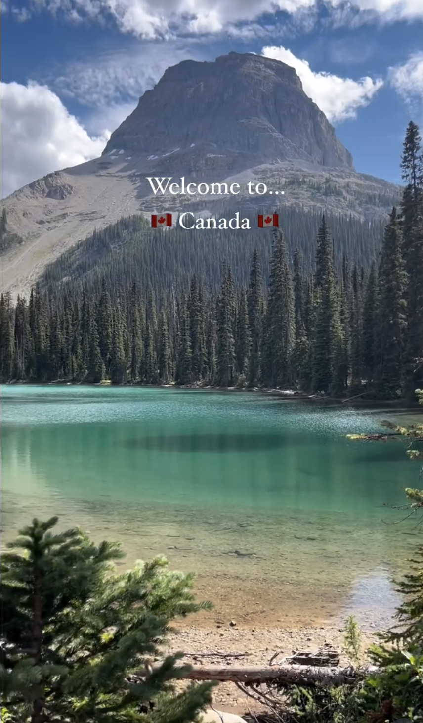 Emerald Lake in Yoho National Park in Canada 
