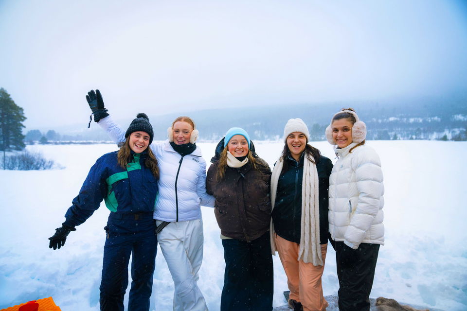 Group travellers at Torgas Sweden