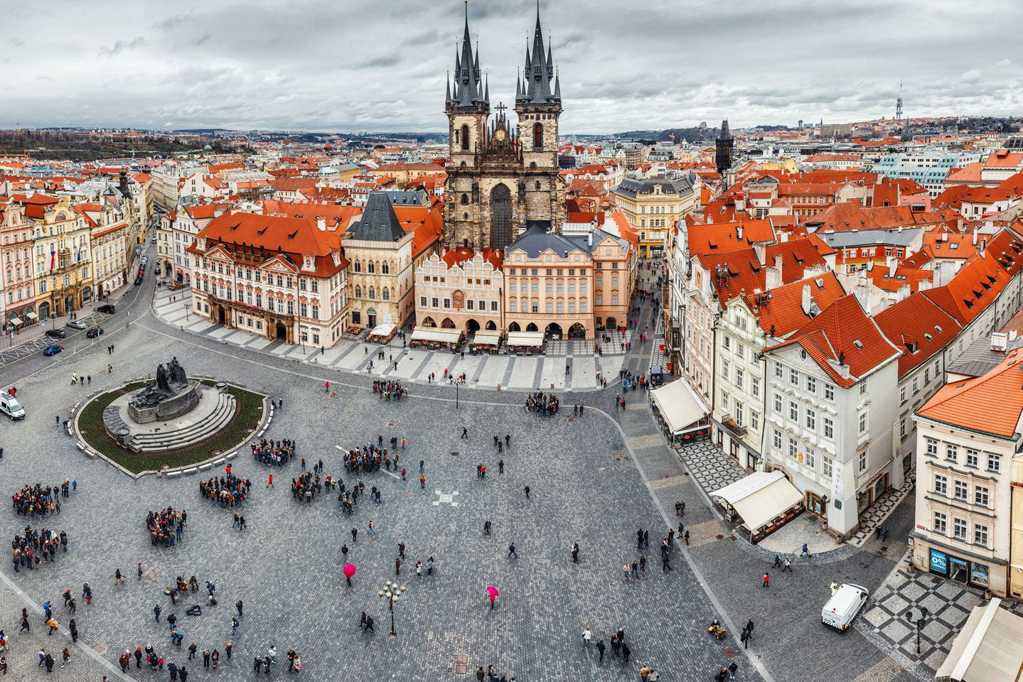 Prague city square