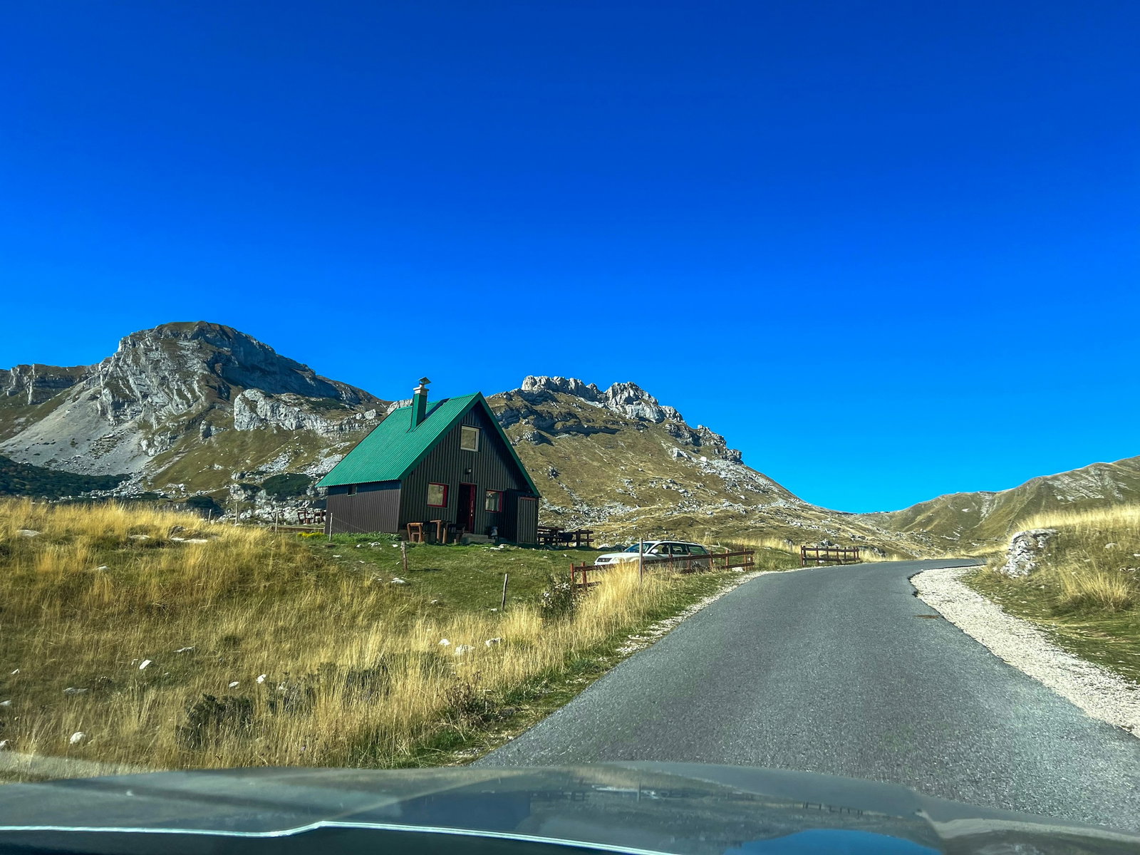 zabljak Montenegro road and hut