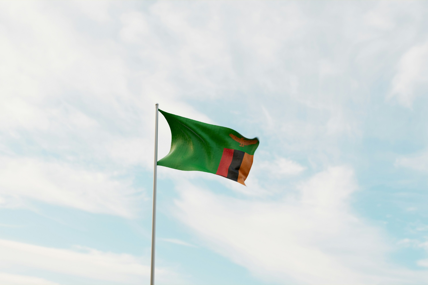Zambia flag 